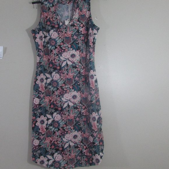 No Comment Dress Juniors M Floral - Picture 1 of 12